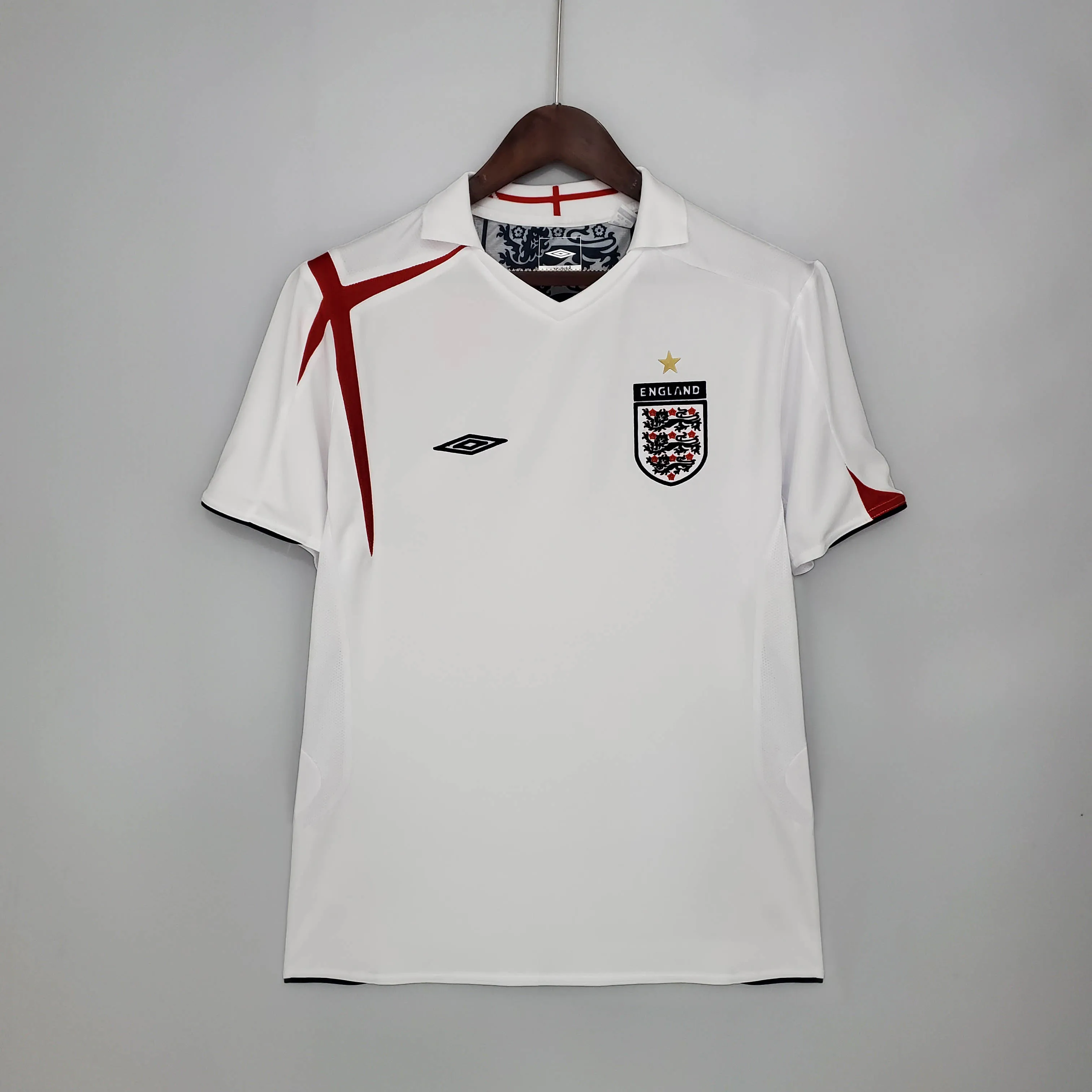 イングランド代表 ホーム 2006 ユニフォーム レトロ 半袖 Tシャツ