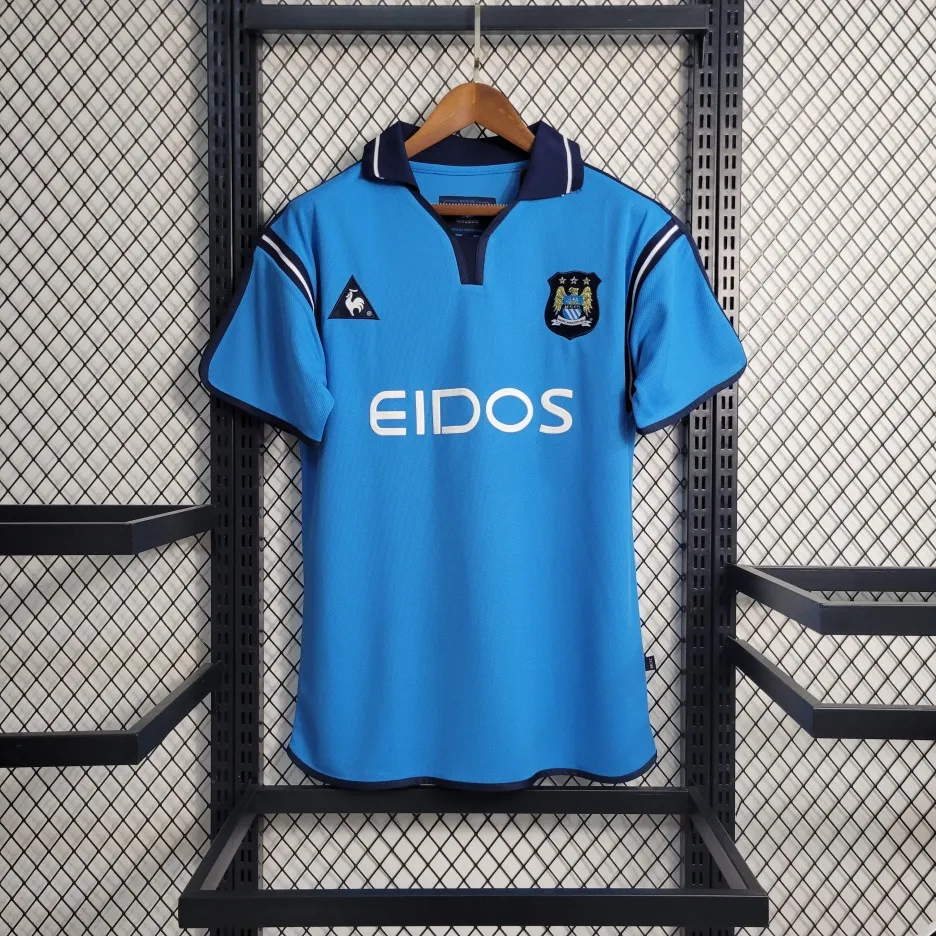 マンチェスター シティ ホーム 2001/2002 ユニフォーム 半袖 Tシャツ