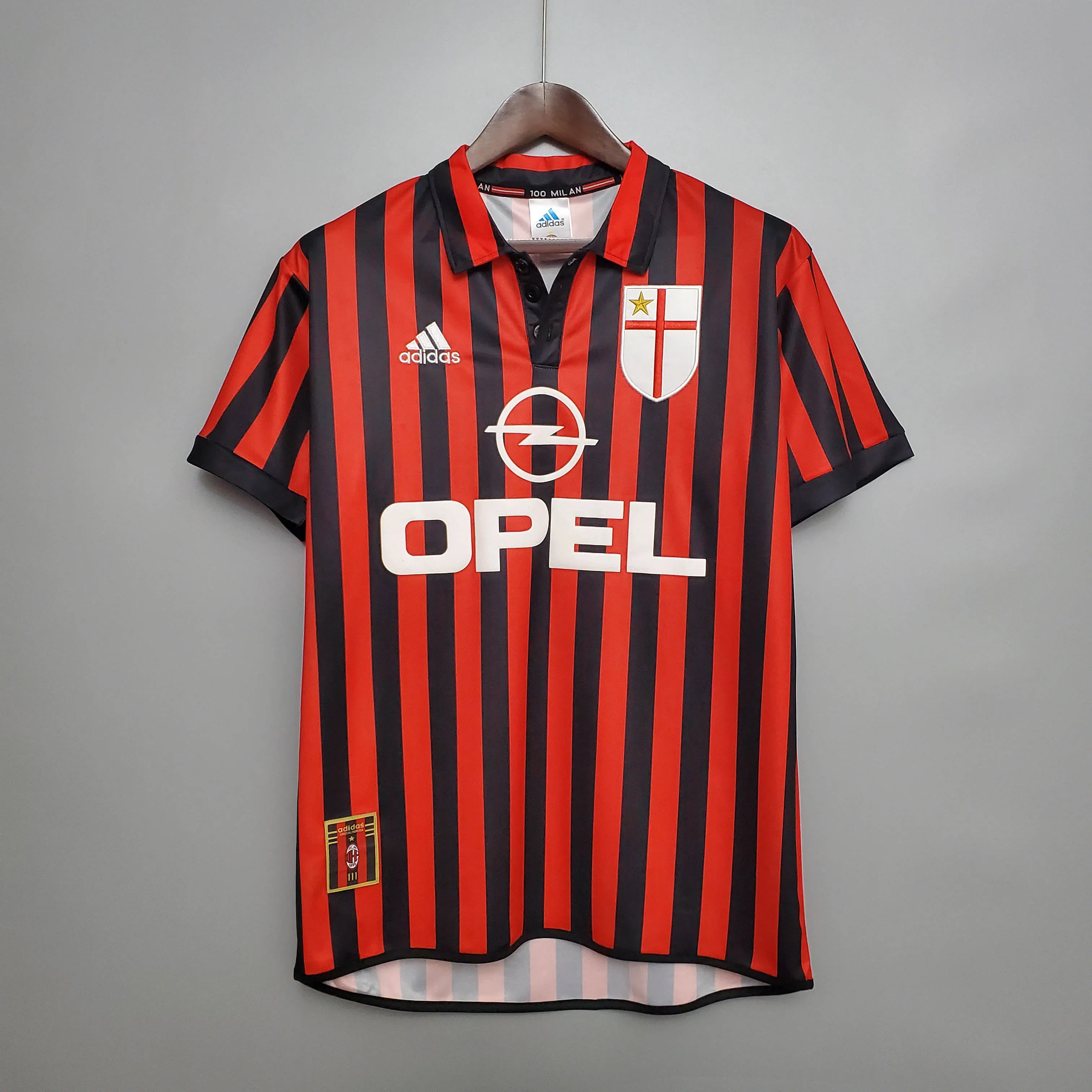 ACミラン ホーム 1999/2000 レトロ ユニフォーム Tシャツ