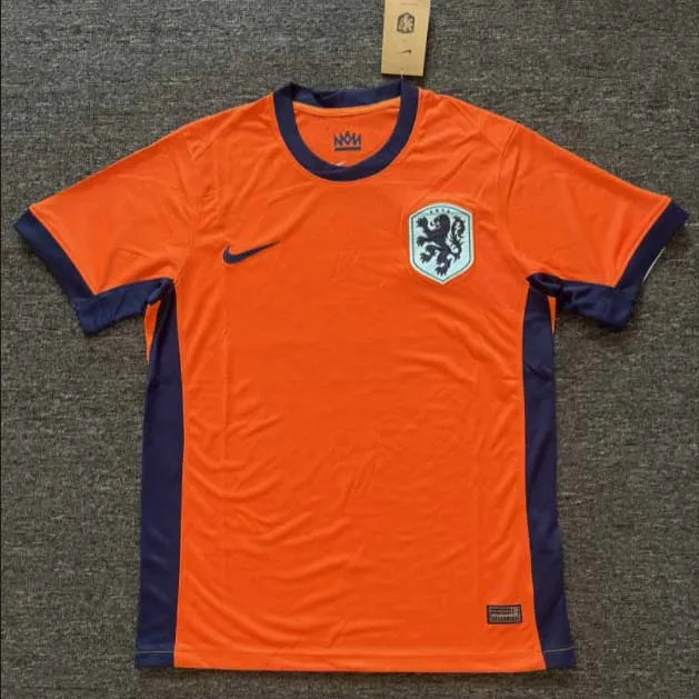 オランダ代表 ホーム 2024-2025  ユニフォーム 半袖 Tシャツ